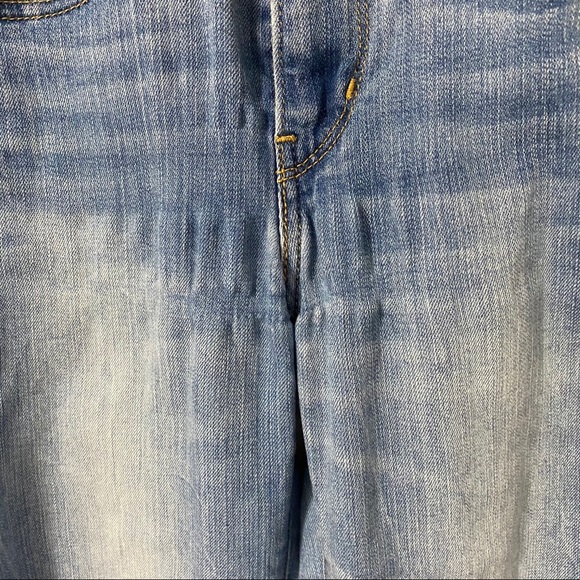 Levi’s 721 Distressed Skinny Blue Jeans SIZE 24 - Picture 3 of 7